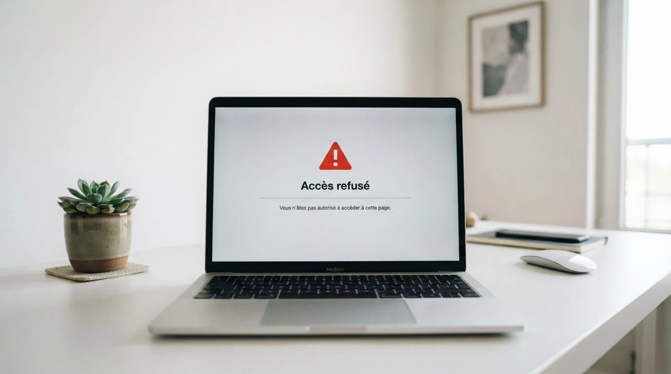 Écran affichant la page d'accueil du site de l'Autorité nationale des jeux avec un bandeau de mise en garde contre les sites illégaux