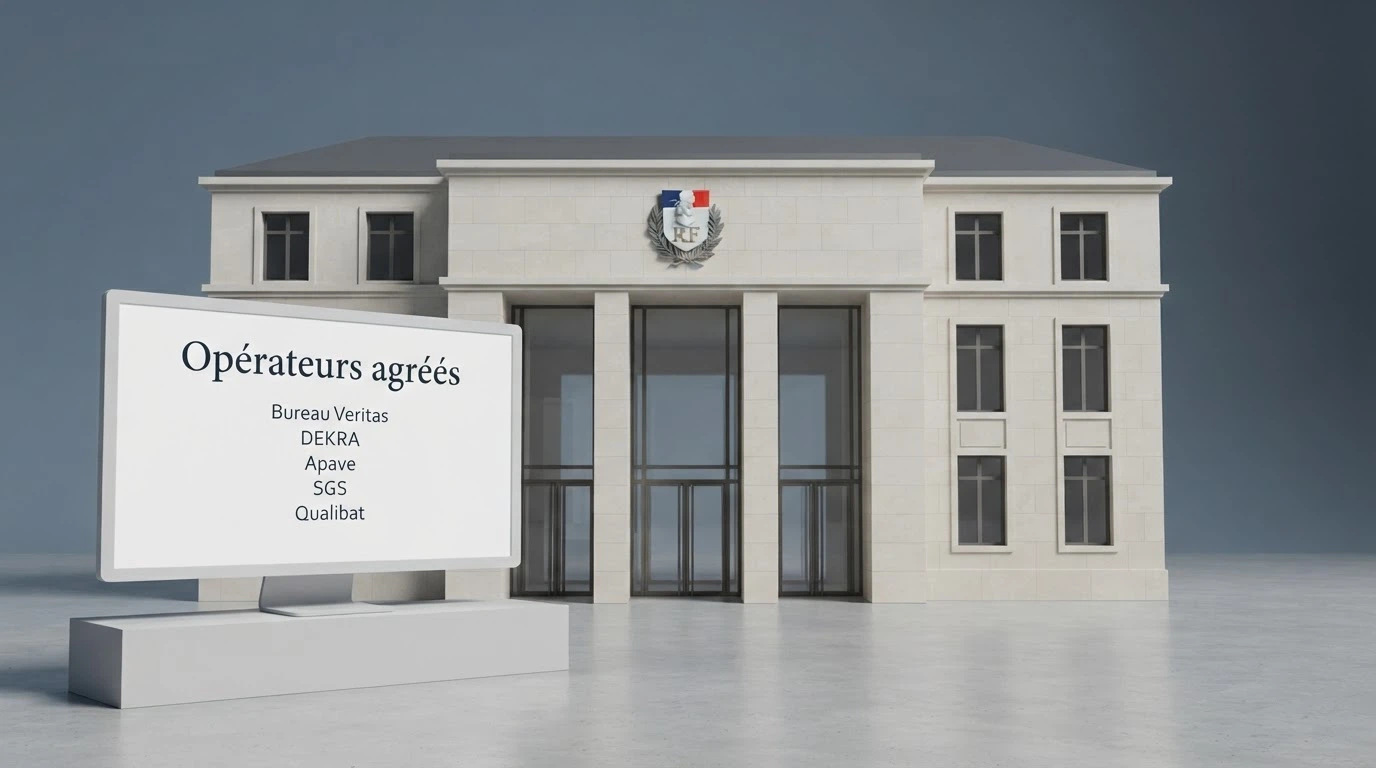 Façade du siège de l'ANJ ou écran affichant la liste des opérateurs agréés sur anj.fr