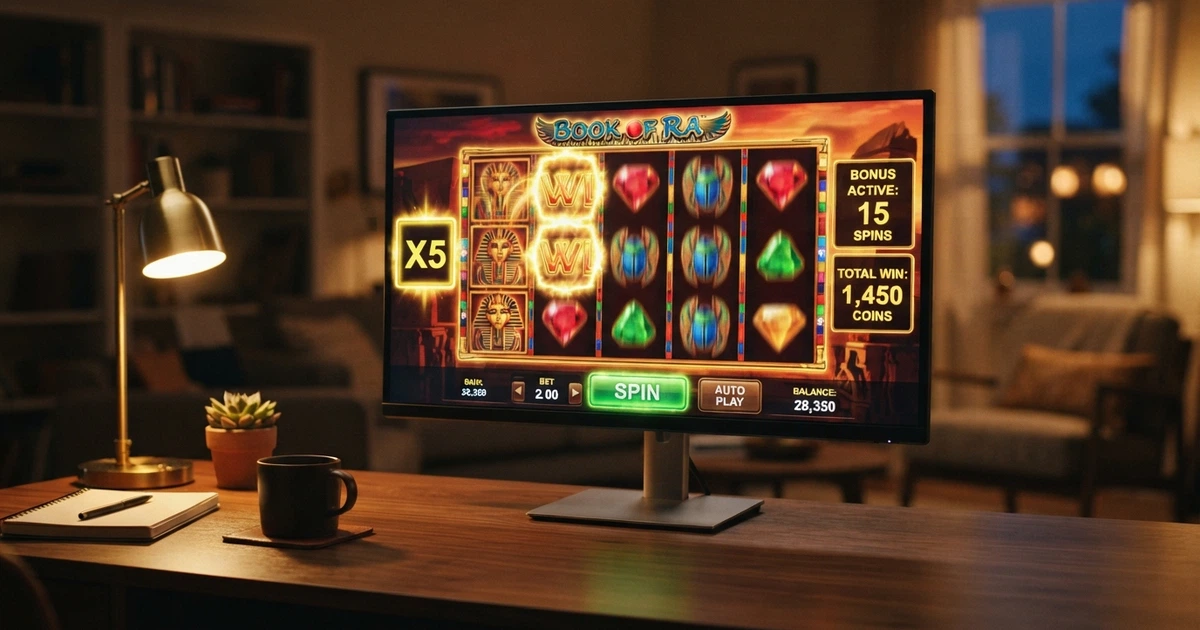 Interface d'un casino en ligne affichant une grille de machines à sous Pragmatic Play sur un écran d'ordinateur, avec des vignettes colorées de slots