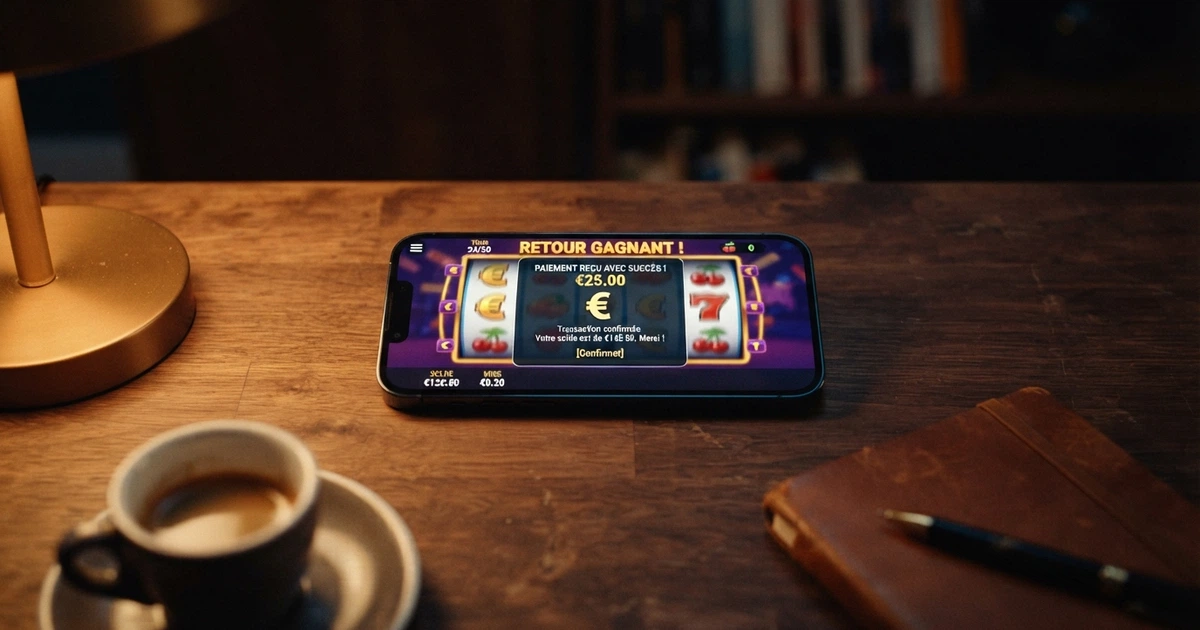 Comparaison de casinos en ligne acceptant Apple Pay sur un écran mobile avec l'interface Apple Pay affichée