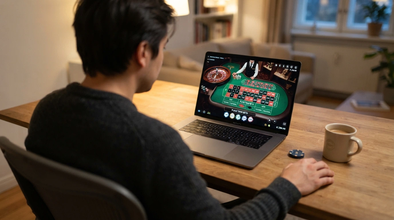 Écran partagé montrant plusieurs interfaces de casinos en ligne avec des tables de roulette live ouvertes, mises en cours
