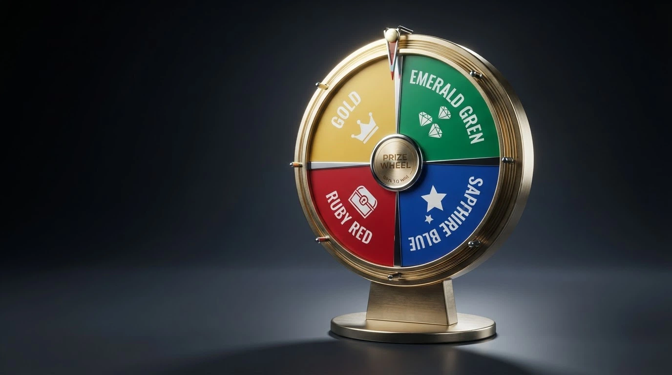 La roue à jackpots progressifs de Mega Moolah avec ses quatre segments colorés : Mini, Minor, Major et Mega